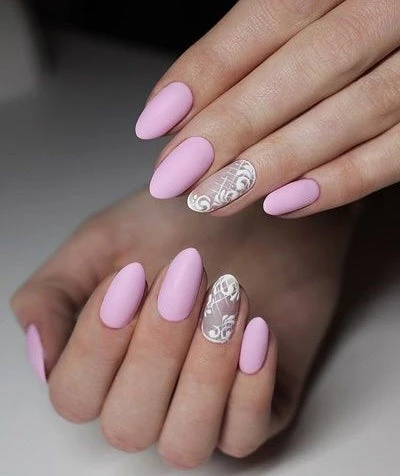 nails matte pink - SEMILAC USA Blog nails matte pink