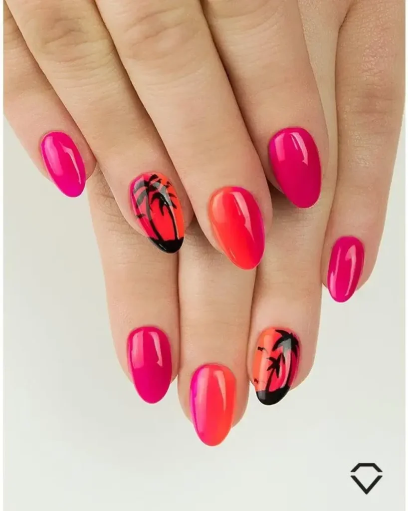 Mix pastels and neons creatively with Semilac Hybrid Nail Polish - SEMILAC USA Blog Mix pastels and neons