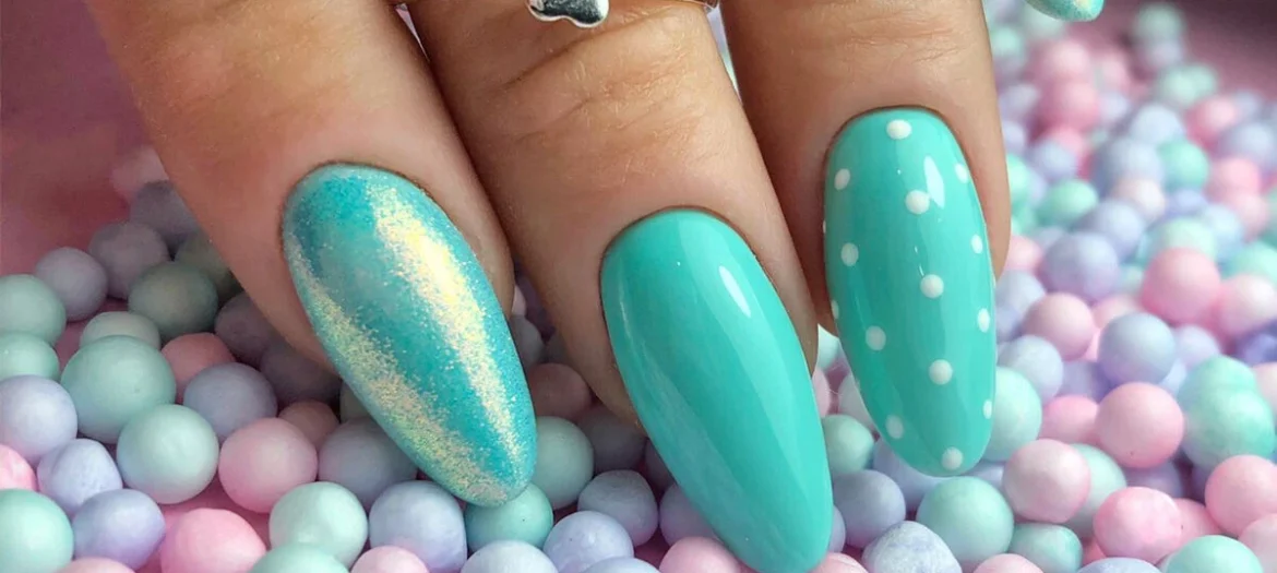 How to Do Polka Dot Nails Dotting Techniques with Semilac UV Hybrid - SEMILAC USA Blog polka dot nails